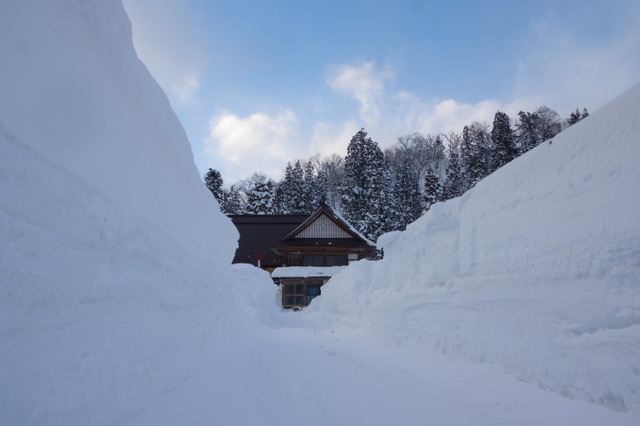 山形県飯豊町の豪雪